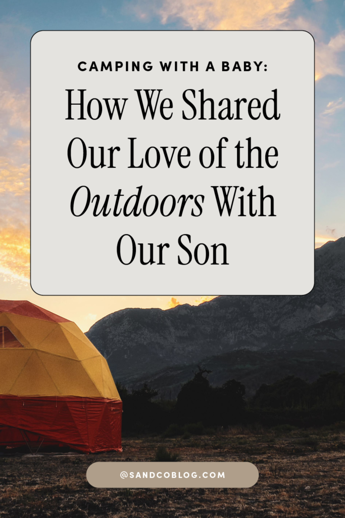 Tips for camping with a baby