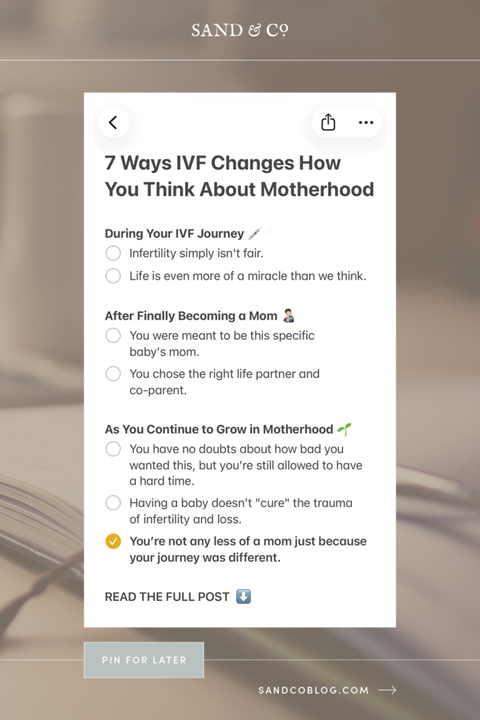 IVF lessons learned checklist with journal