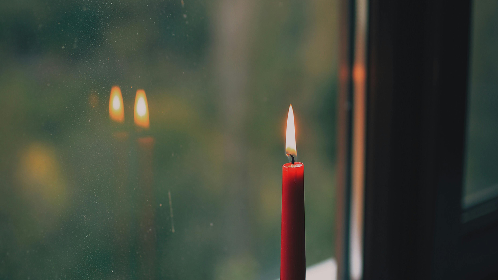 Candle in window