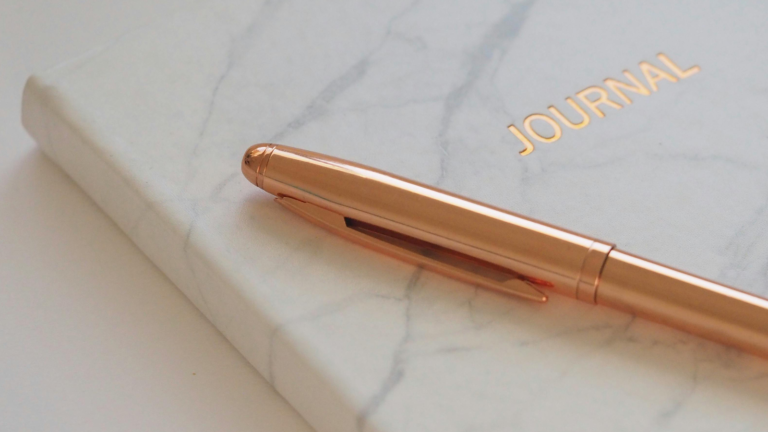 Journal with pen