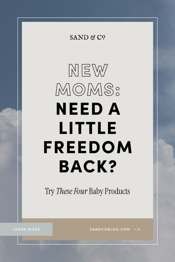 Baby products new moms list clouds background