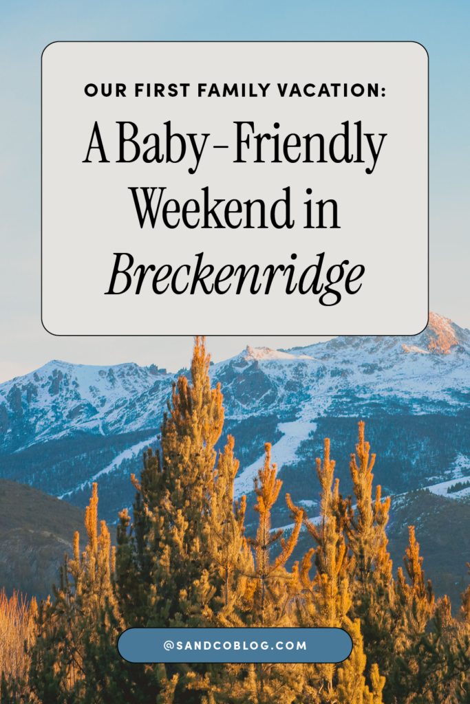 First family vacation Breckenridge Colorado mountains fall travel